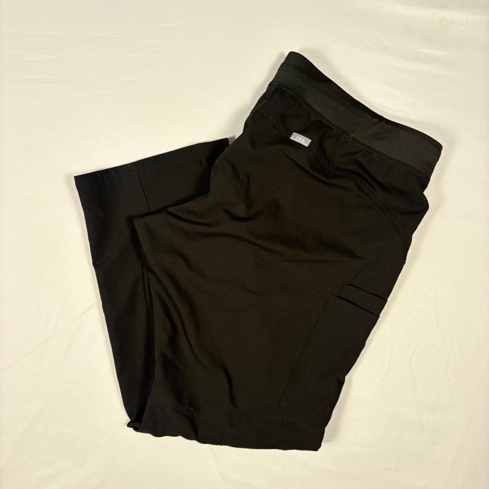 Figs Technical Collection Kade Straight Leg Scrub Pants Black XXL